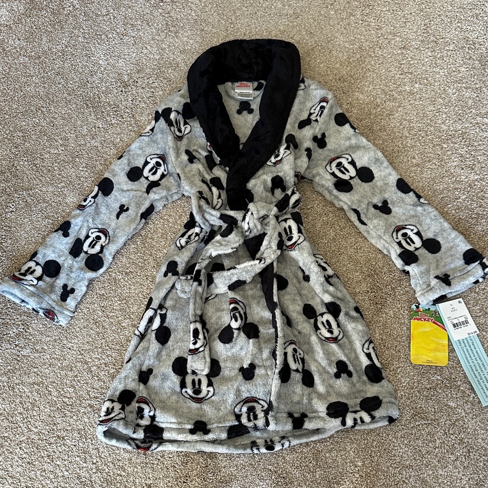Disney Junior Mickey Mouse Gray Robe